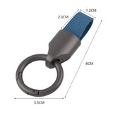 Durable Leather Key Chain for Car Key Ring Holder Gift