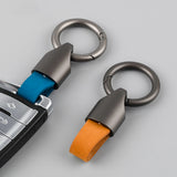 Durable Leather Key Chain for Car Key Ring Holder Gift