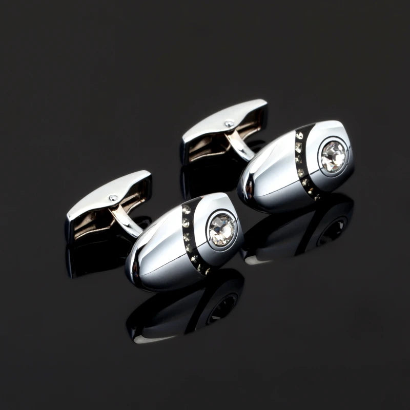 Crystal Cufflinks High Lawyer Groom Wedding Cufflinks For Mens Shirt