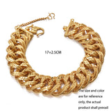 Mens Chain Link Bracelet For Men Women pulseira masculina