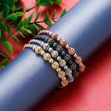 Micro Zircon Beads Charm Bracelet Men Adjustable Bracelets Couple Jewelry Gift