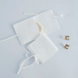 Microfiber Suede Gift Bag Velvet Ribbon Envelope Pouch