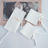Microfiber Suede Gift Bag Velvet Ribbon Envelope Pouch