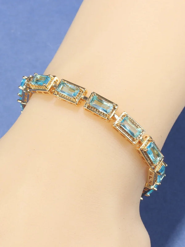 Middle East 18K Plated Jewelry Dubai Bridal Bracelet