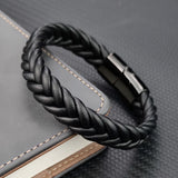Multicolor Wax Rope Winding Men's Leather Bracelet