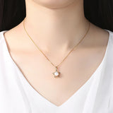 Freshwater Pearl Pendant 925 Sterling Silver Necklace Christmas Gift