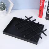 PU Jewelry Display Tray PU Box Jewellery Organizer Rangement Gift