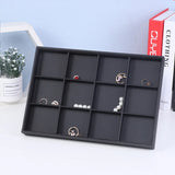 PU Jewelry Display Tray PU Box Jewellery Organizer Rangement Gift