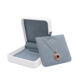 PU Leather Ring Box Pendant Necklace Gift Packing Jewelry Display Organizer Case