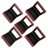 PU Leather Ring Display Box Organizer, 2-6 Hole Collection Box