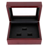 PU Leather Ring Display Box Organizer, 2-6 Hole Collection Box