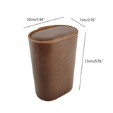 PU Leather Watch Storage Box Travel 2 Positions Watches Organizer Case