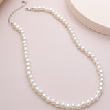 Crystal Pearl Pendant Necklaces for Women Wedding Bridal Jewelry