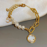 Crystal Smile No.5 Pendant Tassel Bracelet for Women
