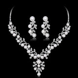 Pearls Bridal Jewelry Set Choker Necklace Party Prom Wedding Bride Accessories