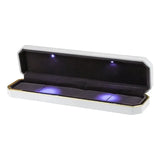 Square Velvet Ring Box with LED Light