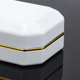 Square Velvet Ring Box with LED Light