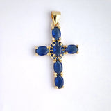 Cross Pendant Charms Micro Paved Zircon DIY Necklaces Keychain
