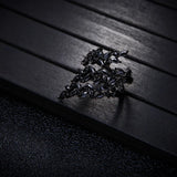Flower Shape Adjustable CZ Ring for Women