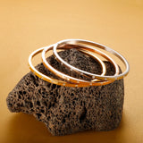 Plated Stainless Steel Zircon Bracelet for Women