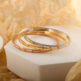 Plated Stainless Steel Zircon Bracelet for Women