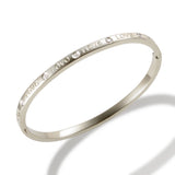 Plated Stainless Steel Zircon Bracelet for Women