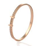 Women's Rhinestone Beads Stainless Steel Bracelet