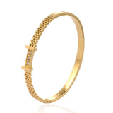 Women's Rhinestone Beads Stainless Steel Bracelet