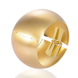 Gold-color Cuff Bangle for Women Graceful Wristband