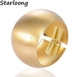 Gold-color Cuff Bangle for Women Graceful Wristband