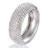Rhinestone Party Cuff Wristband Bangles for Women