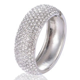 Rhinestone Party Cuff Wristband Bangles for Women
