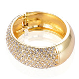 Rhinestone Party Cuff Wristband Bangles for Women