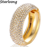 Rhinestone Party Cuff Wristband Bangles for Women