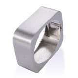 Square Drawing Alloy Gold-color Rhodium Cuff Wristband Bangles for Women