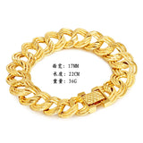 Pure 999 Twist Bracelets Jewelry for Women Men Never Fade Plated Jewelry