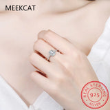 Radiant Cut 4ct Simulated Diamond cz Ring 925 Sterling Silver