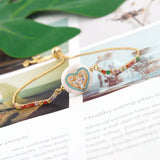 Rainbow CZ Tree Of Life Bracelet Evil Eye Charms Chain Bracelets