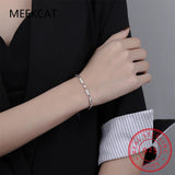 925 Silver CZ Tennis Chain Bracelet Wedding Jewelry