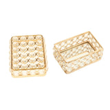 Rectangle Crystal Jewelry Box Organizer Storage Decor Gift