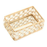 Rectangle Crystal Jewelry Box with Cover