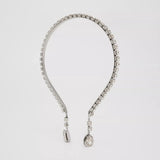 Rhinestone Water Drop Pendant Hair Hoop Headband Women Crystal Tassel Hairbands