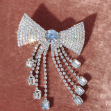 Rhinestone Butterfly Tassel Hair Jewelry for Women
