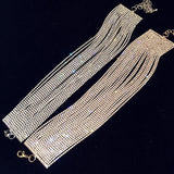 Multilayer Rhinestone Choker Crystal Necklace for Wedding