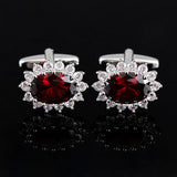 Crystal Cufflinks Men's Business Banquet French Shirt Wedding Accessories