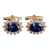 Crystal Cufflinks Men's Business Banquet French Shirt Wedding Accessories