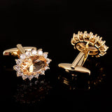 Crystal Cufflinks Men's Business Banquet French Shirt Wedding Accessories