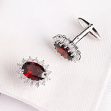 Crystal Cufflinks Men's Business Banquet French Shirt Wedding Accessories