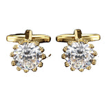 Rhinestone Cufflinks for Men French Shirt Business Banquet Wedding