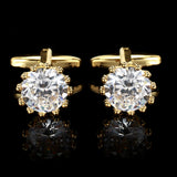 Rhinestone Cufflinks for Men French Shirt Business Banquet Wedding